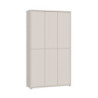 Armadio multiuso Medea 6 ante colore cashmere 109.2x34.9xH191.9 cm.