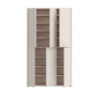 Armadio multiuso Medea 6 ante colore cashmere 109.2x34.9xH191.9 cm.