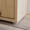 Armadio multiuso Medea 6 ante colore rovere 109.2x34.9xH191.9 cm.