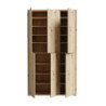 Armadio multiuso Medea 6 ante colore rovere 109.2x34.9xH191.9 cm.
