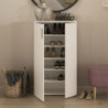 Mobile multiuso Lucio 2 ante H 120cm. colore bianco