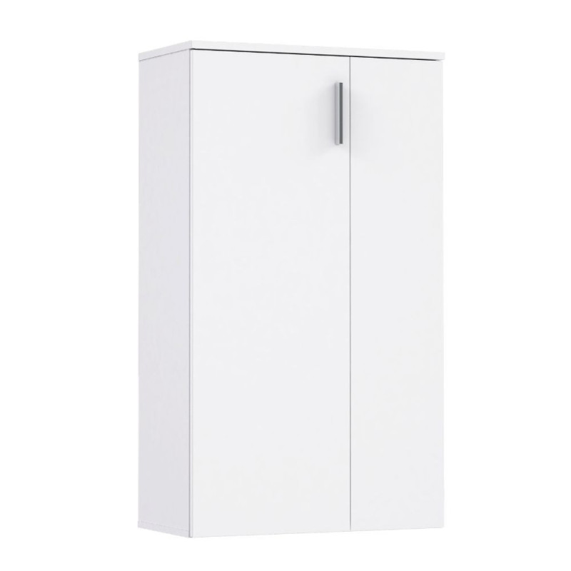 Mobile multiuso Lucio 2 ante H 120cm. colore bianco