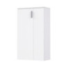 Mobile multiuso Lucio 2 ante H 120cm. colore bianco