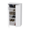 Mobile multiuso Lucio 2 ante H 120cm. colore bianco