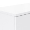 Mobile multiuso Lucio 2 ante H 120cm. colore bianco