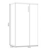 Mobile multiuso Lucio 2 ante H 120cm. colore bianco