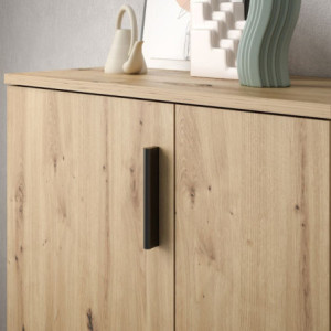 Zoom Mobile multiuso Lucio 2 ante H 120cm. colore rovere