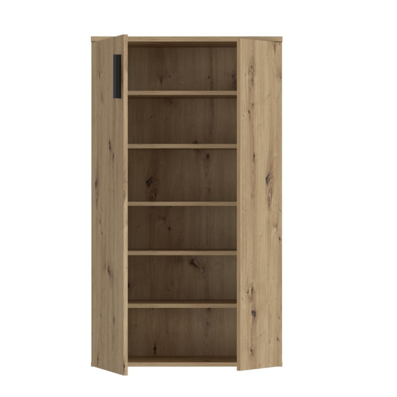 Mobile multiuso Lucio 2 ante H 120cm. colore rovere