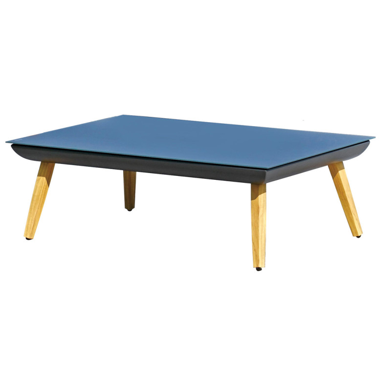 Set salotto Houston in alluminio da giardino moderno e resistente