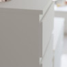 Comodino Morgan 2 cassetti 41.8 x 32.2 x H 49.3 cm. colore bianco