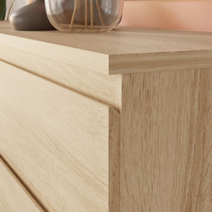 Zoom Comodino Morgan 2 cassetti 41.8 x 32.2 x H 49.3 cm. colore rovere