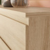Comodino Morgan 2 cassetti 41.8 x 32.2 x H 49.3 cm. colore rovere