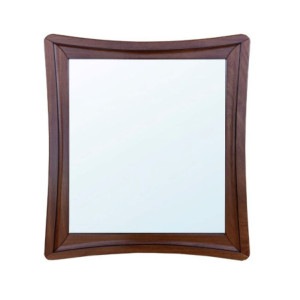 Zoom Specchiera Maria con cornice in legno colore noce