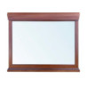 Specchiera Venere con cornice in legno noce