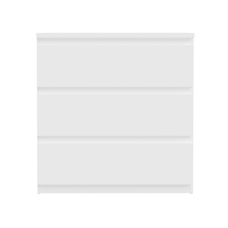 Cassettiera Morgan 3 cassetti 77.2x79.8x42.2 cm. colore bianco