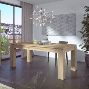Zoom Tavolo allungabile 1475 con allunga centrale 190/235x 90x76 H cm. rovere