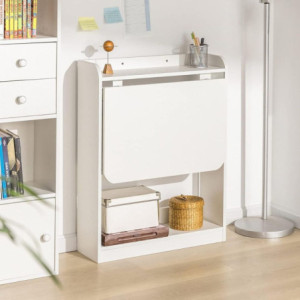 Zoom Scrivania tavolo pieghevole Plana colore bianco 64×56×H 82 cm