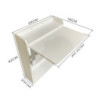 Scrivania tavolo pieghevole Plana colore rovere 64×56×H 82 cm