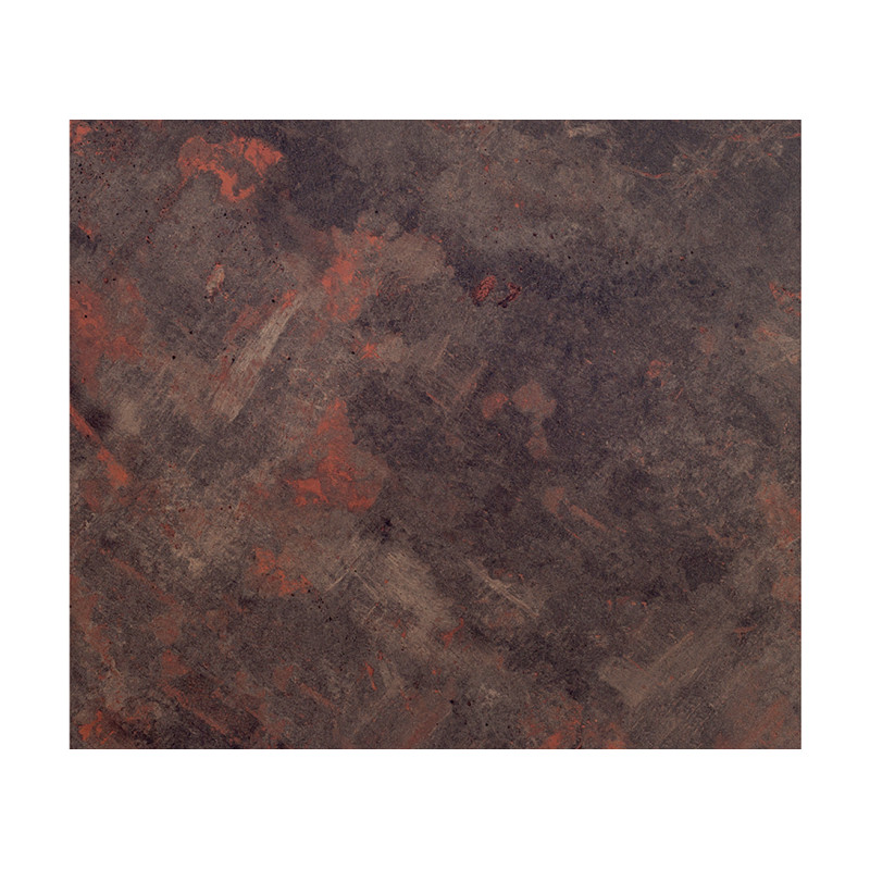 Piano tavolo HPL 70x70 rilievo ruggine Moia resistente