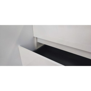 Zoom Mobile bagno sospeso Sevilla con 4 cassetti 120x44.6x52 cm colore bianco lucido