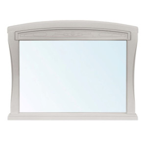 Zoom Specchiera Aurora in legno con cornice colore avorio