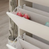 Scarpiera SHC540SAND quattro ante a ribalta cashmere