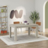 Tavolo allungabile Megaron colore cashmere 120x80 cm.