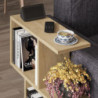 Tavolino da salotto Homemania in colore rovere