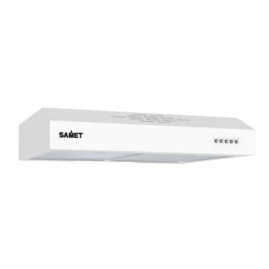 Zoom Gruppo cappa Samet sottopensile motore singolo 3 livelli Tornado6025 bianco classe D