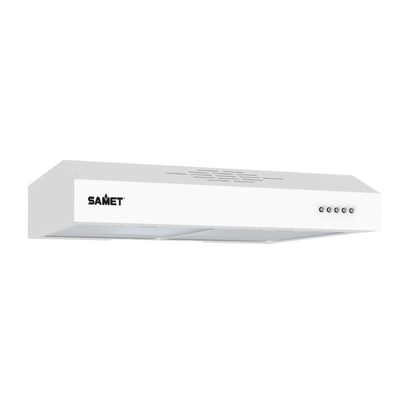 Gruppo cappa Samet sottopensile motore singolo 3 livelli Tornado6025 bianco classe D