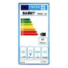 Gruppo cappa Samet sottopensile motore singolo 3 livelli Tornado6025 bianco classe D