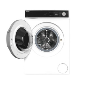 Zoom Lavatrice Sharp ESNFA714BW1NA libera installazione 7 kg 1400 giri motore inverter classe A
