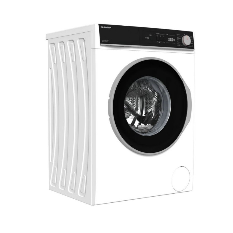 Lavatrice Sharp ESNFA714BW1NA libera installazione 7 kg 1400 giri motore inverter classe A