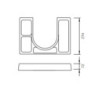 Organizer per coprisifone Omega 2 colore grigio