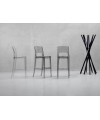 SGABELLI ISY SET DA 2 ANTISHOCK SET DA DUE H74 POLICARBONATO MADE IN ITALY SCAB DESIGN