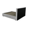 Letto singolo Ascoli contenitore in tessuto Enjoy 20 grigio chiaro