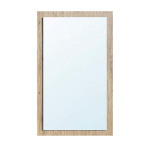 Zoom Specchiera America in legno noce con specchio in rilievo L 60 x H 105 cm.