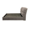 Letto una piazza e mezzo Sofaback contenitore in tessuto Enjoy 03 taupe