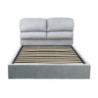 Letto una piazza e mezzo Sofaback contenitore in tessuto Enjoy 20 light gray