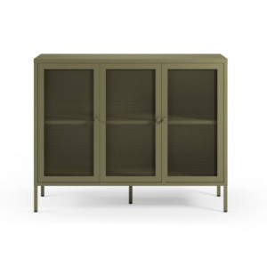 Zoom Credenza Fayna19354 in metallo con 3 ante colore verde