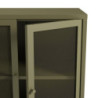 Credenza Fayna19354 in metallo con 3 ante colore verde