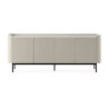 Credenza Willa18924 con 4 ante effetto cannettato colore crema