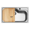 Tagliere in legno per lavello Ionio