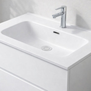 Zoom Lavabo consolle da appoggio LAV9060S in ceramica 1 vasca 61x46.5 cm. bianco lucido