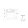 Cucina Bertazzoni AMN964IEXE 90x60 con piano a induzione e forno elettrico multifunzionale inox classe A