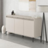 Madia Mott 150 cm. con 3 ante cashmere e dettaglio decorativo