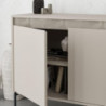 Madia Mott 150 cm. con 3 ante cashmere e dettaglio decorativo