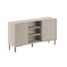 Madia Frem con 2 ante e 3 nicchie a giorno colore cashmere