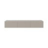 Mobile porta tv sospeso Francy 180 cm. con ante a ribalta in colore cashmere