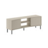 Mobile porta tv Frem con 2 ante e nicchie a giorno colore cashmere